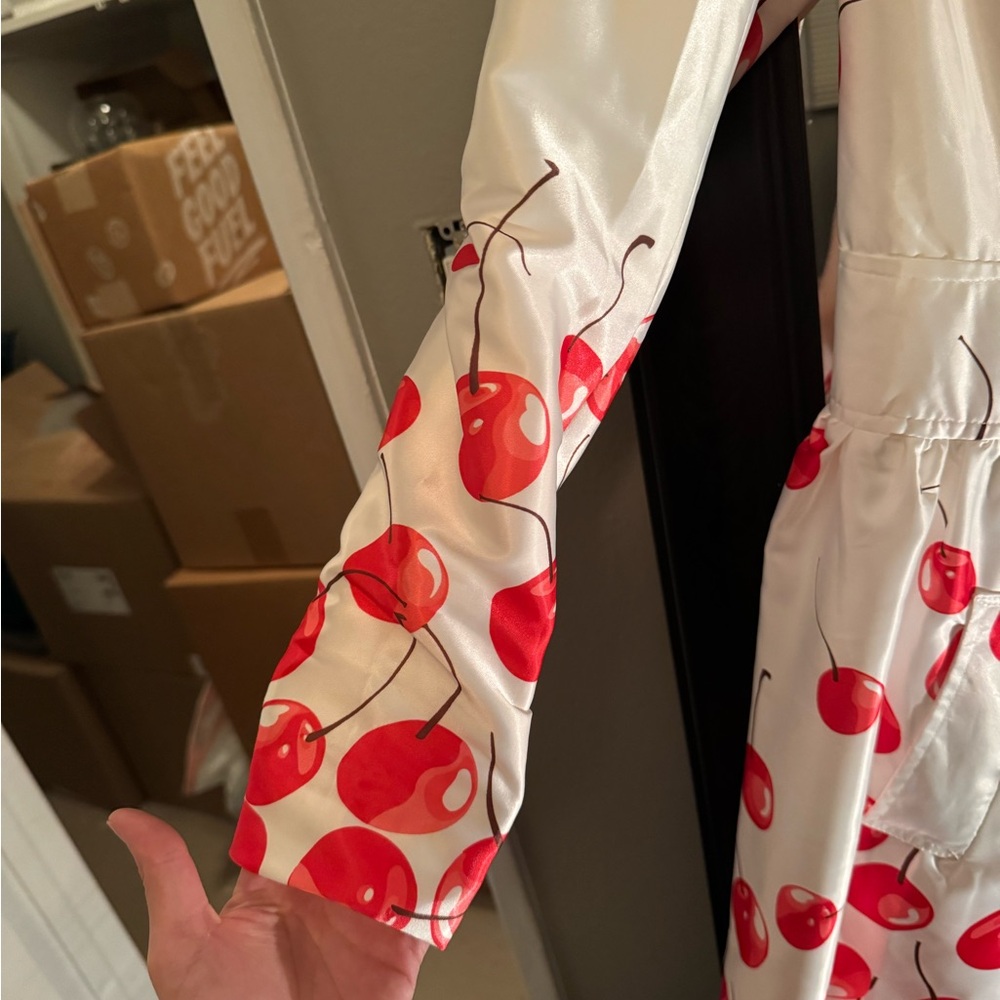 Cherry On Top Trench Coat - Picture 3 of 9